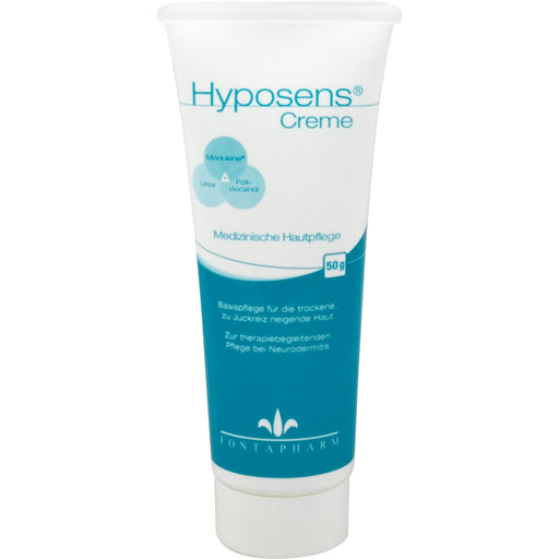 Hyposens Creme für die trockene und zu Juckreiz neigende Haut, 50 g Creme