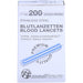 BLUTLANZETTEN steril einzeln, 200 St LAN