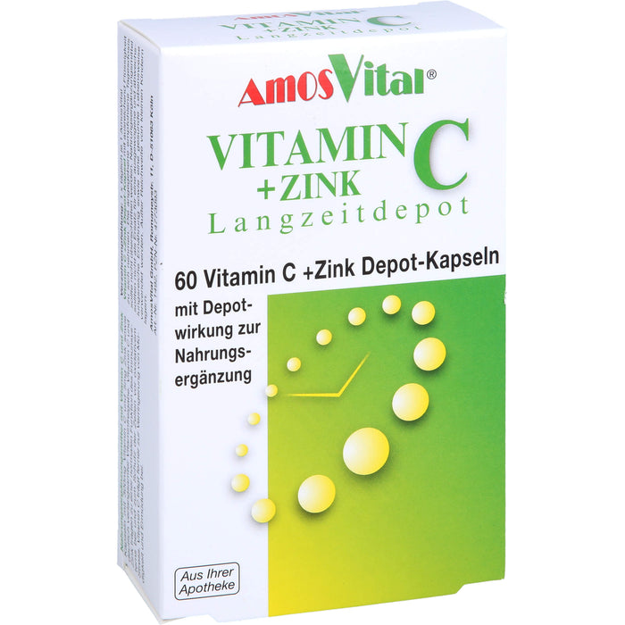 Vitamin C + Zink Depot Kapseln, 60 pcs. Capsules