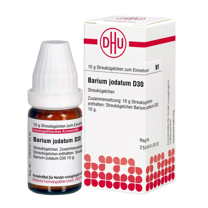 Barium jodatum D30 DHU Globuli, 10 g Globules