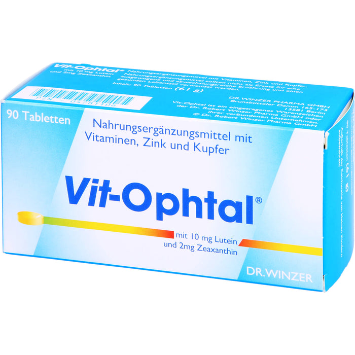 Vit-Ophtal mit 10 mg Lutein Tabletten, 90 pcs. Tablets