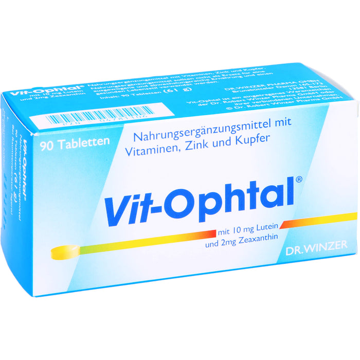 Vit-Ophtal mit 10 mg Lutein Tabletten, 90 pcs. Tablets