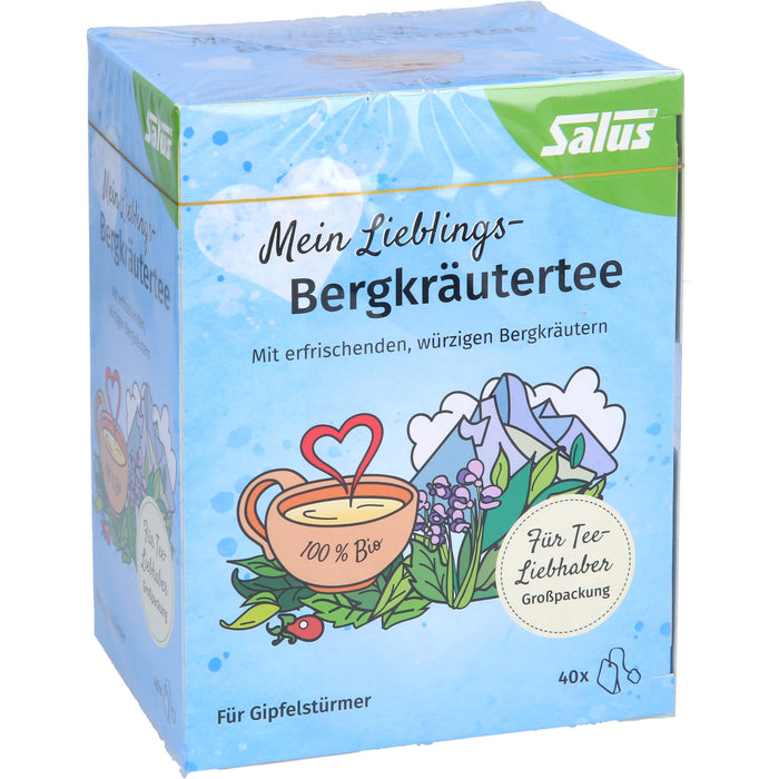 Salus Mein Lieblings-Bergkräuter-Tee bio, 40 St. Filterbeutel