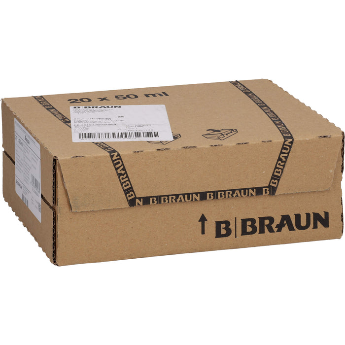 Aqua ad iniectabilia Braun, Lösungsmittel zur Herstellung von Parenteralia, 50 ml, 20X50 ml AMP