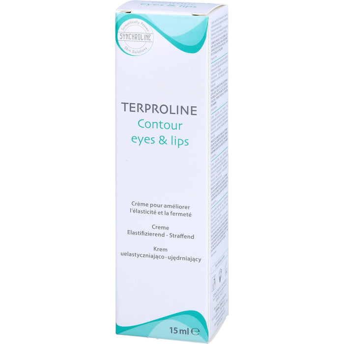 SYNCHROLINE Terproline Contour Eyes & Lips für sensible Haut im Augen- und Lippenbereich, 15 ml Cream