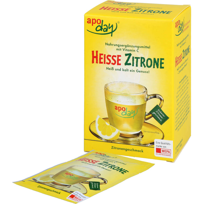 Apoday Heiße Zitrone Portionsbeutel, 10 pc Sachets