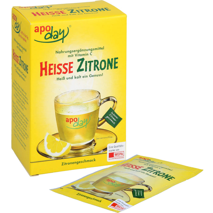 Apoday Heiße Zitrone Portionsbeutel, 10 pc Sachets