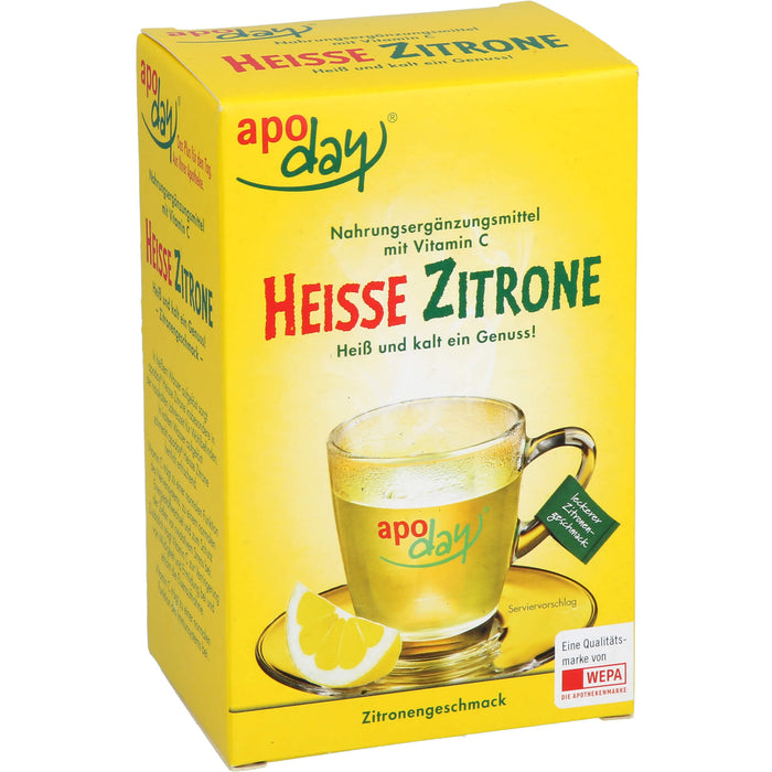 Apoday Heiße Zitrone Portionsbeutel, 10 pc Sachets