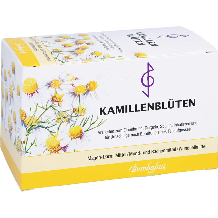 Bombastus Kamillenblüten Magen-Darm-Mittel / Mund-und Rachenmittel / Wundheilmittel, 20 pcs. Filter bag