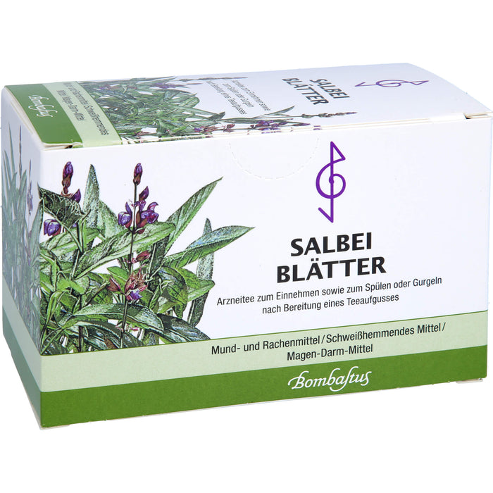 Salbeiblätter Tee Filterbtl., 20 pc Sac filtrant