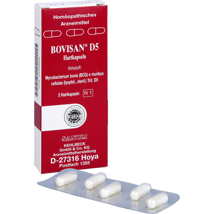 SANUM-KEHLBECK Bovisan D5 Hartkapseln, 5 pcs. Capsules