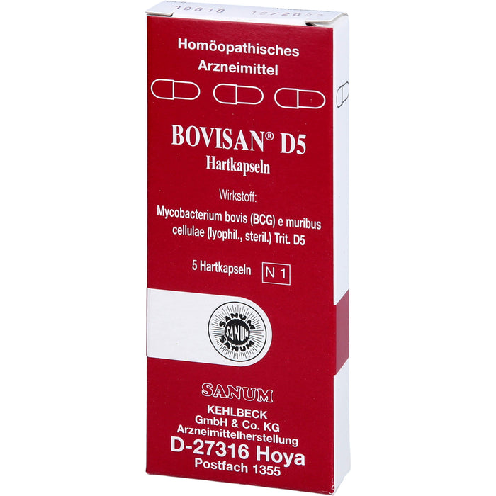 SANUM-KEHLBECK Bovisan D5 Hartkapseln, 5 pcs. Capsules