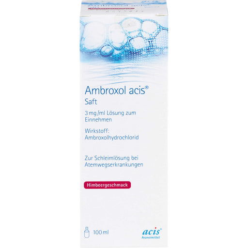 Ambroxol acis  Saft, 3 mg/ml Lösung zum Einnehmen, 100 ml Lösung