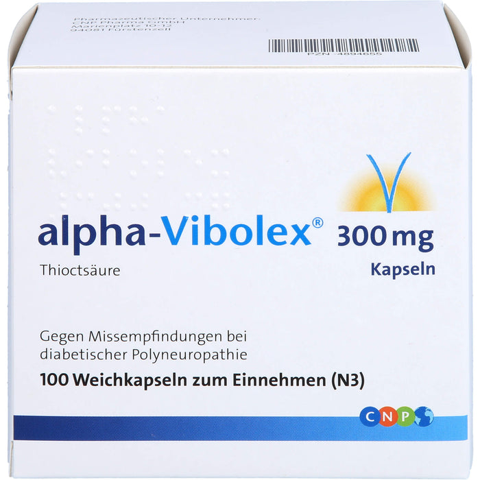 alpha-Vibolex® 300 mg Kapseln, Weichkapseln, 100 St WKA