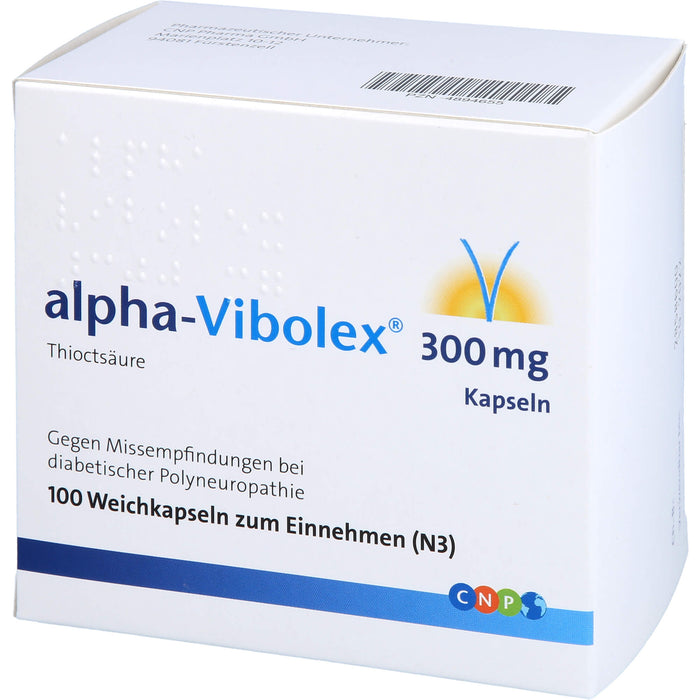 alpha-Vibolex® 300 mg Kapseln, Weichkapseln, 100 St WKA