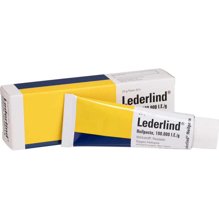 Lederlind Heilpaste 100.000 I.E./g gegen Hefepilzerkrankungen der Haut, 25 g Crème