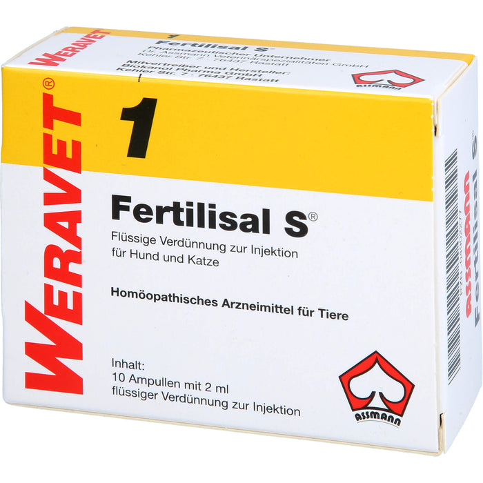 WERAVET 1 Fertilisal S flüssige Verdünnung, 10 pcs. Ampoules