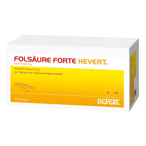 Folsäure forte Hevert, 100 St. Ampullen