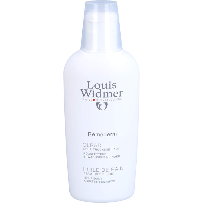 Louis Widmer Remederm Ölbad für sehr trockene Haut, 250 ml Bath additive