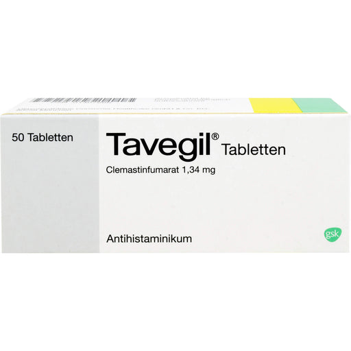 Tavegil Tabletten Antihistaminikum Reimport Kohlpharma, 50 St. Tabletten