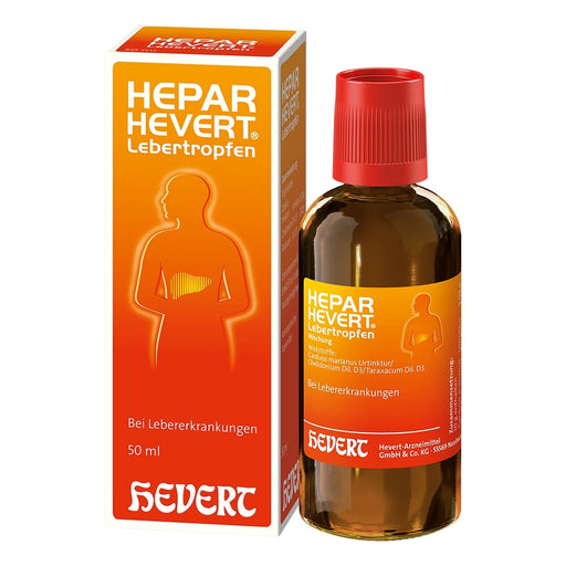 Hepar Hevert Lebertropfen, 50 ml Lösung