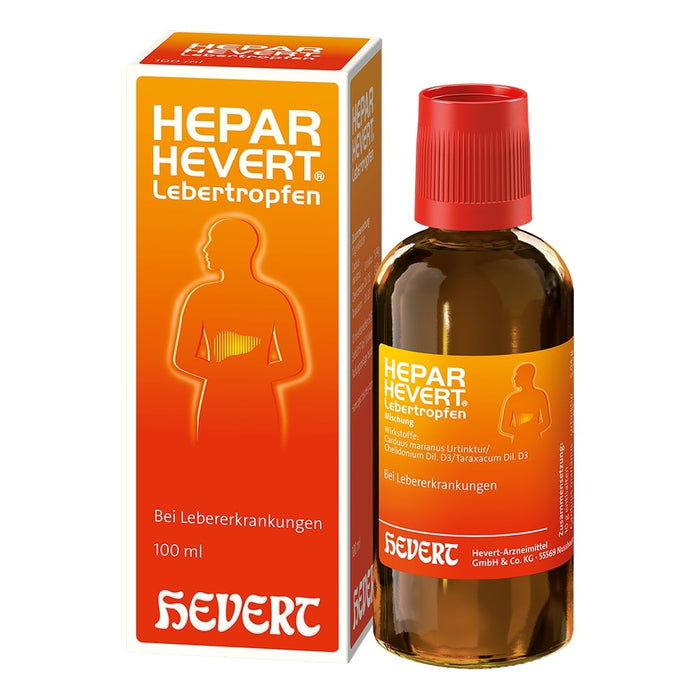 Hepar Hevert Lebertropfen, 100 ml Lösung