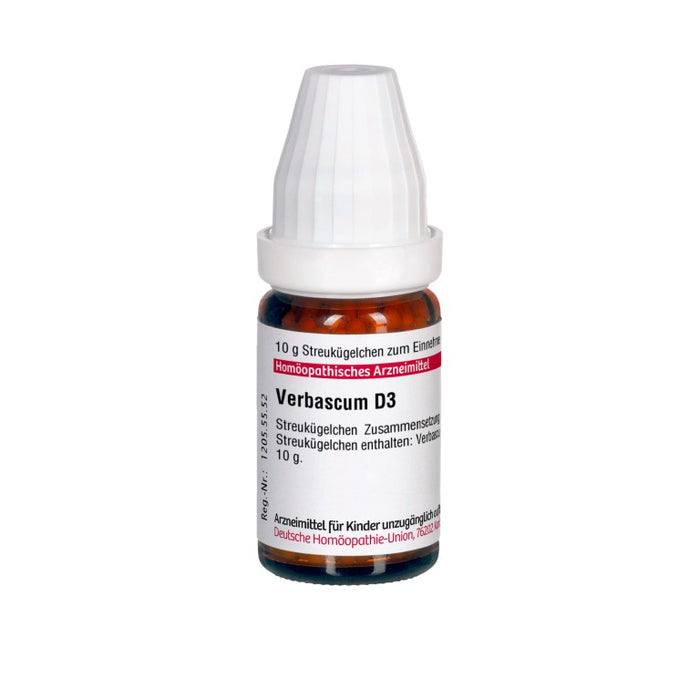 Verbascum D3 DHU Globuli, 10 g Globules