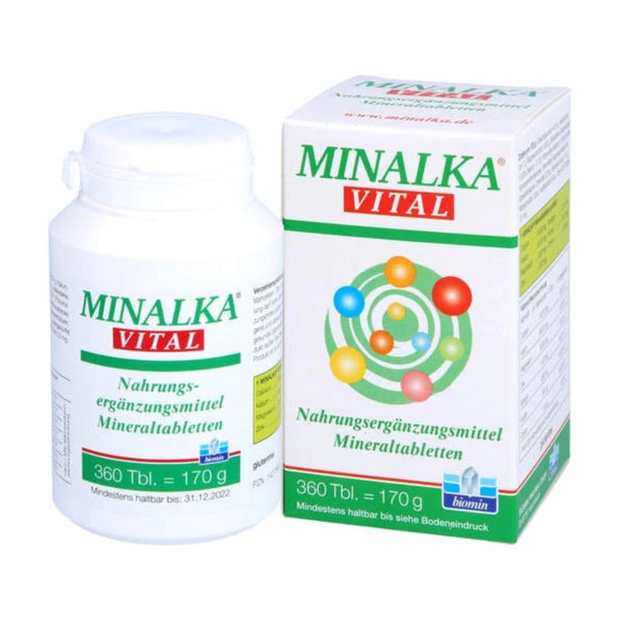 MINALKA vital Mineraltabletten, 360 St. Tabletten