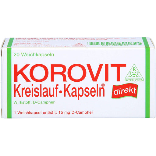 KOROVIT Kreislauf-Kapseln, 20 St. Kapseln