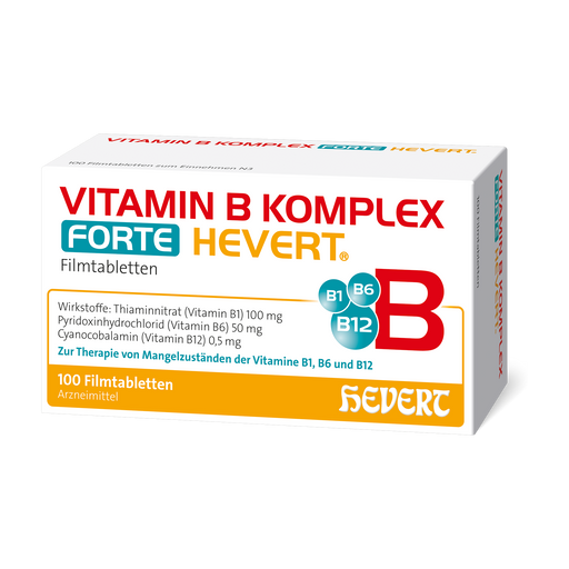 Vitamin B Komplex forte Hevert, 100 St. Tabletten