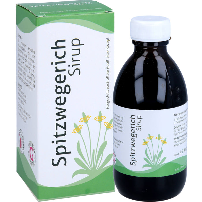 Bios Spitzwegerich Sirup zur Linderung von Reizhusten, 200 ml Lösung