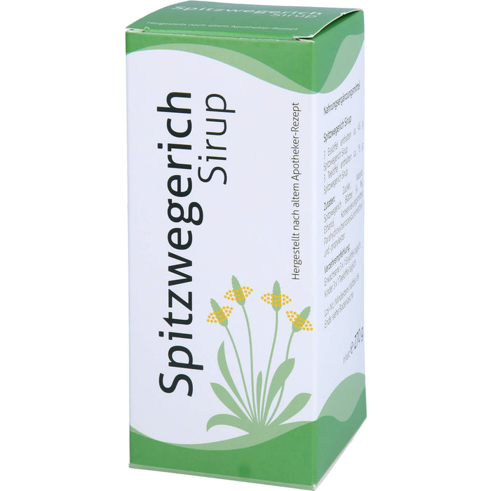 Bios Spitzwegerich Sirup zur Linderung von Reizhusten, 200 ml Lösung