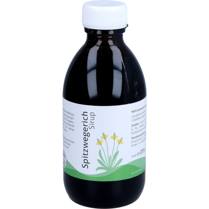 Bios Spitzwegerich Sirup zur Linderung von Reizhusten, 200 ml Lösung