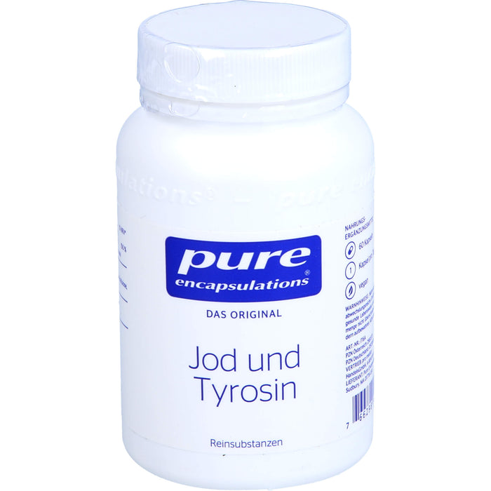 Pure Encapsulations Jod und Tyrosin Kapseln, 60 St. Kapseln