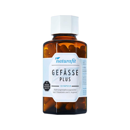 naturafit Gefäße Plus Kapseln, 120 St. Kapseln