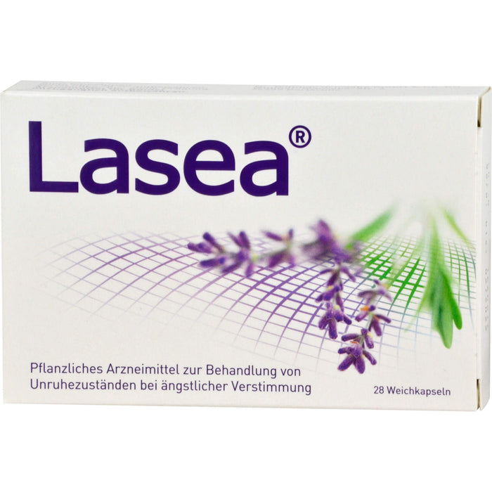 Lasea Weichkapseln gegen Unruhezustände bei ängstlicher Verstimmung, 28 pcs. Capsules