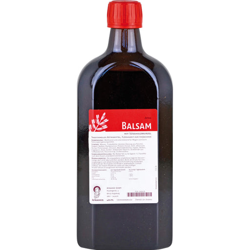 AFRA Balsam mit Süßholzwurzel wohltuend und unterstützend für Magen und Darm, 480 ml Balsam