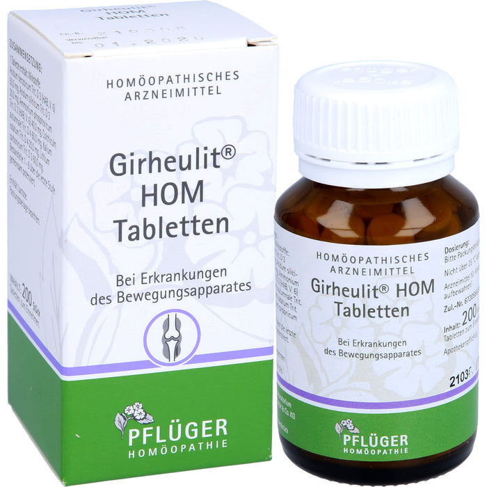 Girheulit HOM Tabletten bei Erkrankungen des Bewegungsapparates, 200 pcs. Tablets