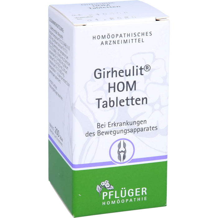Girheulit HOM Tabletten bei Erkrankungen des Bewegungsapparates, 200 pcs. Tablets