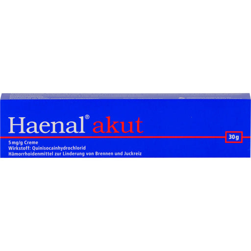 Haenal  akut, 5 mg/g Creme, 30 g Creme
