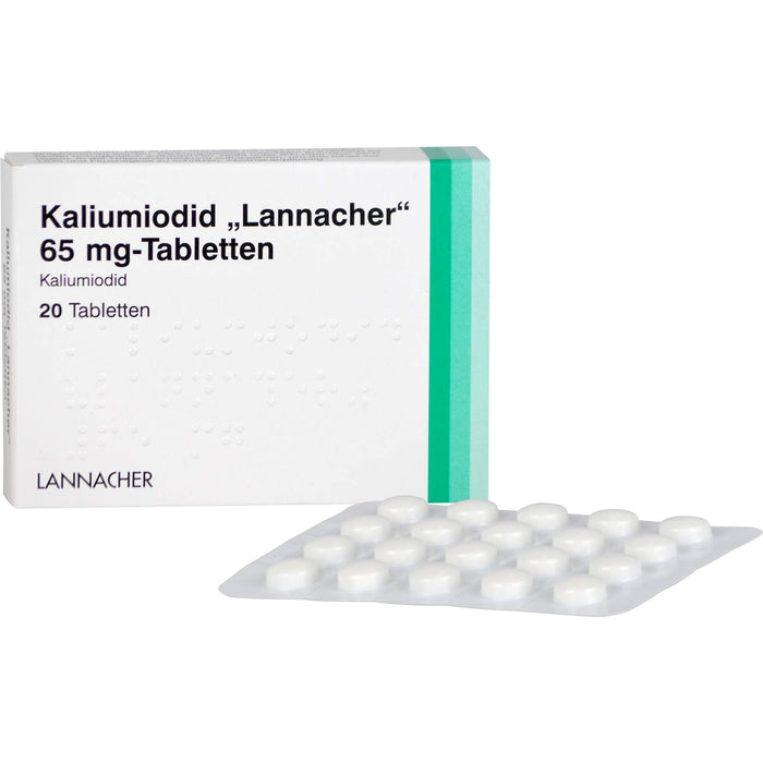 Kaliumiodid Lannacher 65 mg-Tabletten, 20 St. Tabletten