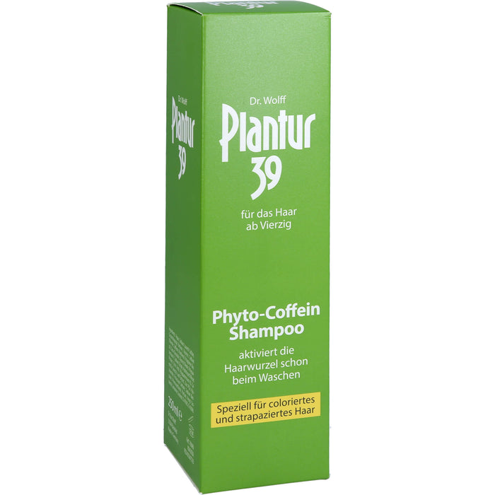 Plantur 39 Coffein-Shampoo speziell für coloriertes und strapaziertes Haar, 250 ml Shampoing