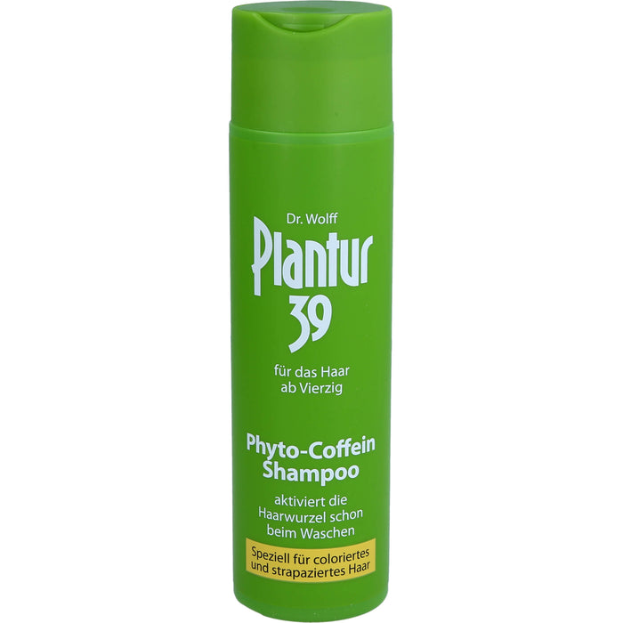 Plantur 39 Coffein-Shampoo speziell für coloriertes und strapaziertes Haar, 250 ml Shampoing