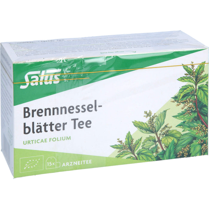 Salus Brennnesselblätter Bio Tee Urticae folium, 15 pc Sac filtrant