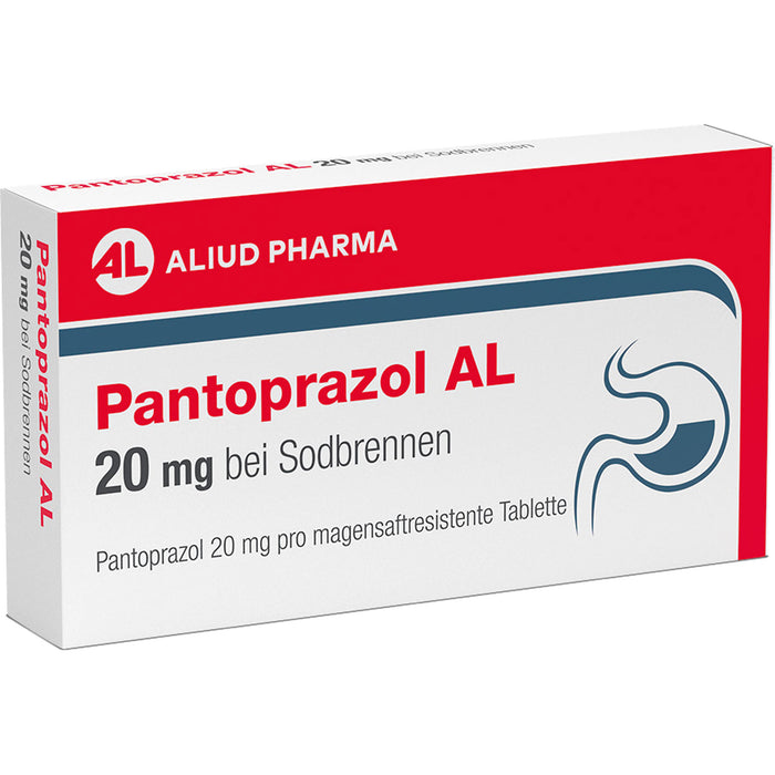Pantoprazol AL 20 mg Tabletten bei Sodbrennen, 7 pcs. Tablets