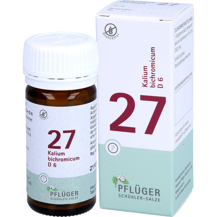 Pflüger Biochemie Nr.27 Kalium bichromicum D6 Tabletten, 100 pcs. Tablets