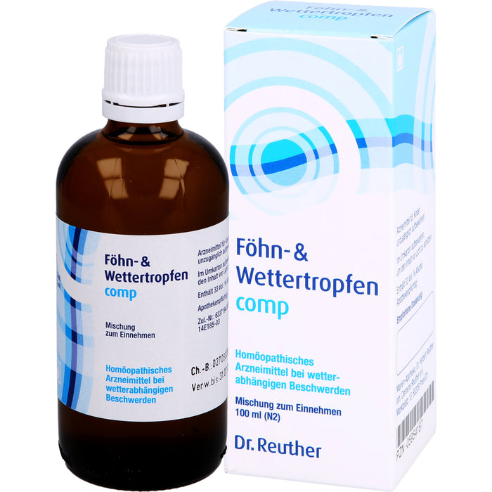 Dr. Reuther Föhn- & Wettertropfen comp bei wetterabhängigen Beschwerden, 100 ml Solution