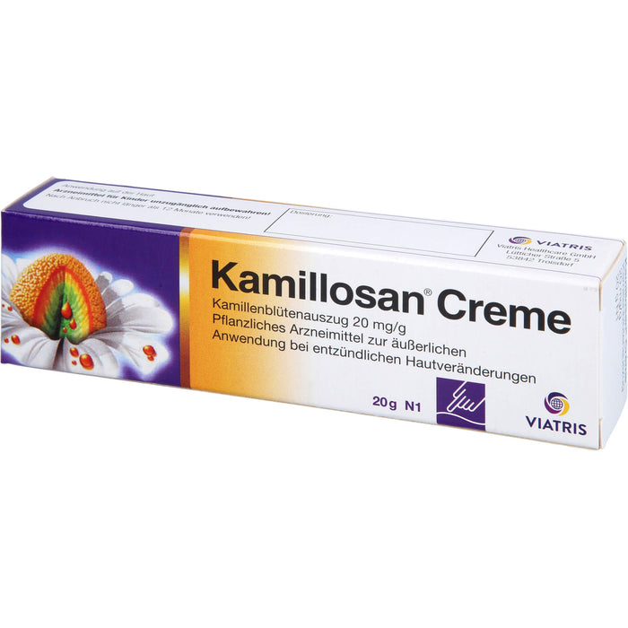 Kamillosan Creme entzündungshemmend, reizlindernd, wundheilungsfördernd, 20 g Crème