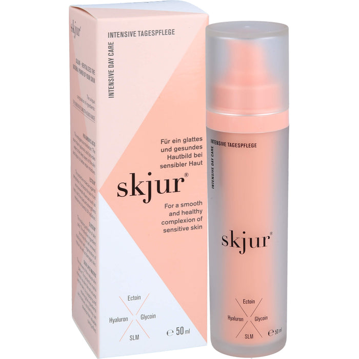 Skjur Intensive Tagespflege für ein glattes und gesundes Hautbild bei sensibler Haut, 50 ml Cream
