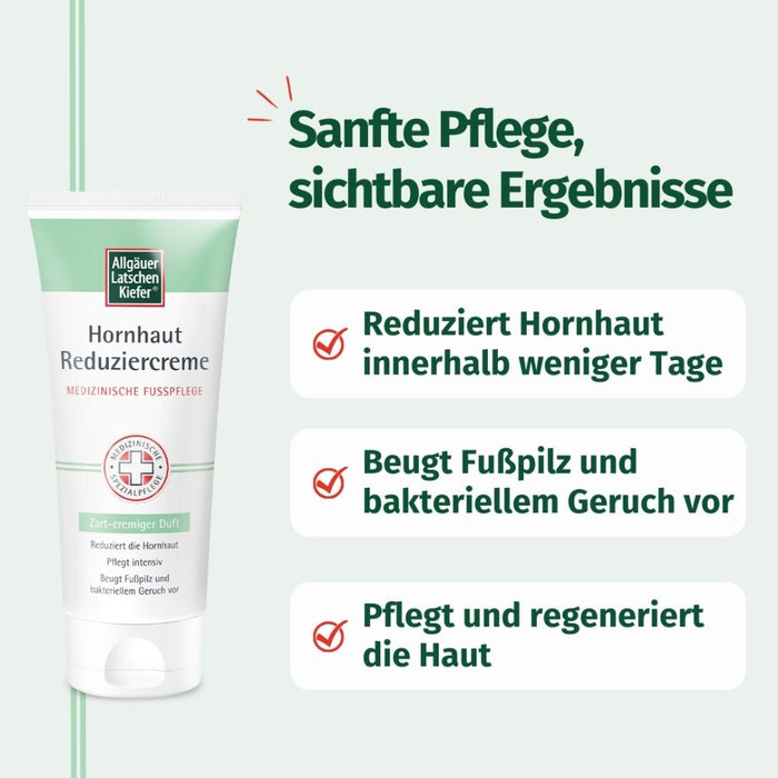 Allgäuer Latschenkiefer Hornhaut Reduziercreme Cremig, 100 ml Crème